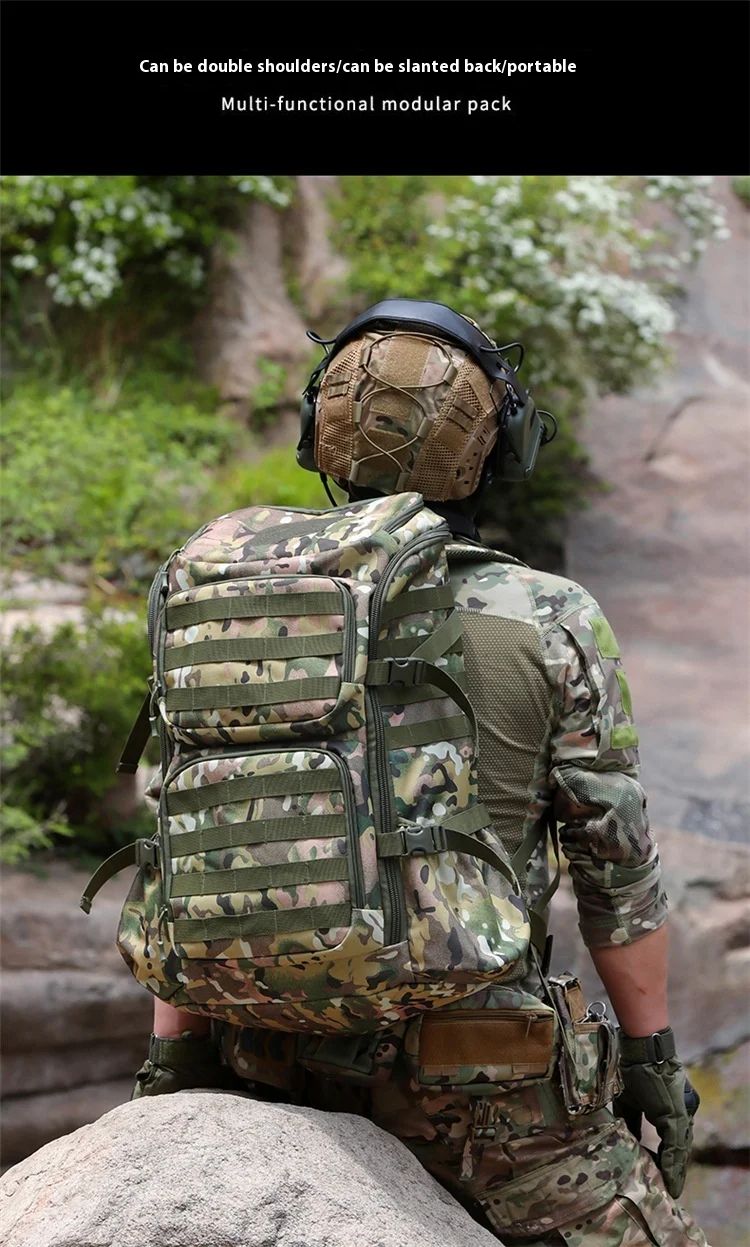 Large-Capacity Tactical Backpack for Men and Women for product detail 3