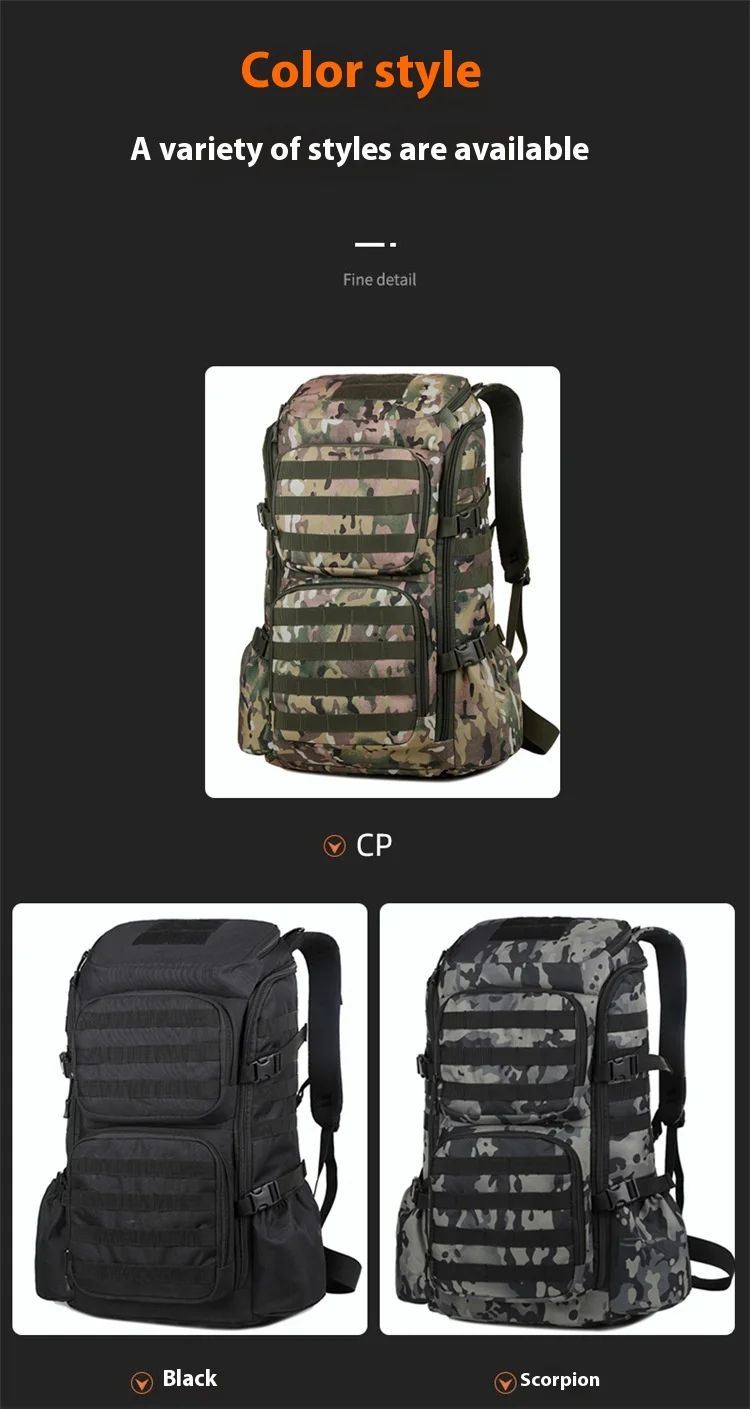 Large-Capacity Tactical Backpack for Men and Women for product detail 8
