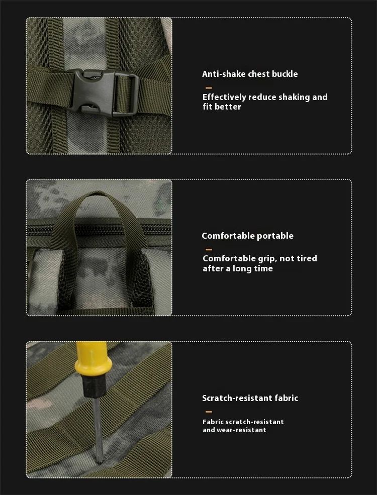 Large-Capacity Tactical Backpack for Men and Women for product detail 15