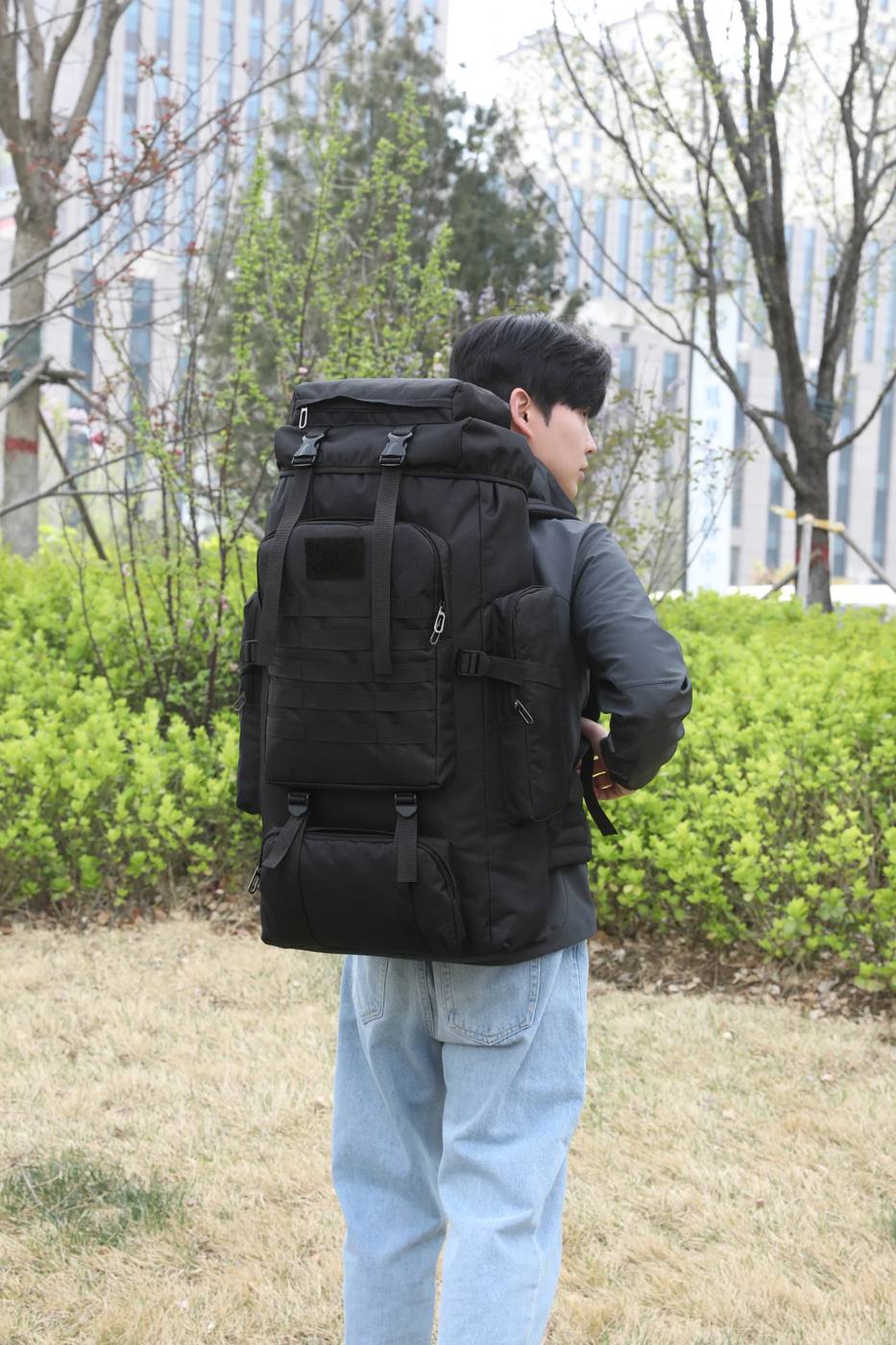 Large Capacity Tactical Waterproof Hiking Backpack Durable product detail 8