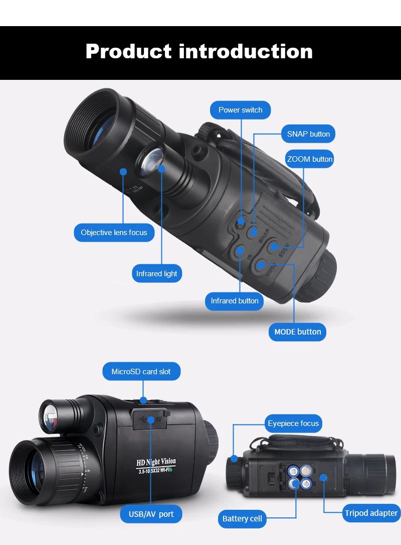 Large Screen Optical Zoom ultra Long Life WiFi product detail 2