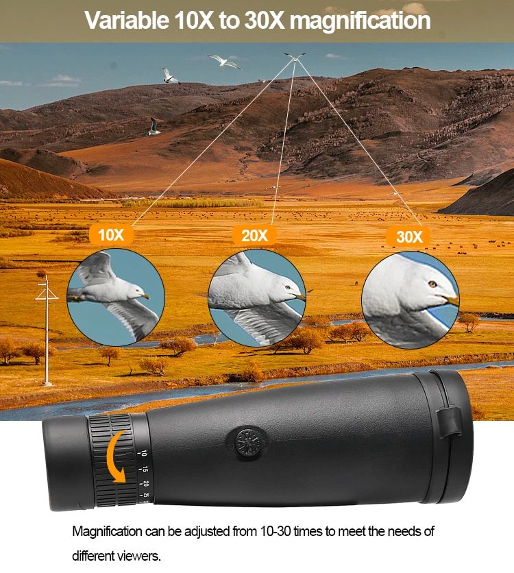 Long Distance Best Kid Mobile Phone Monocular 10-30x50 product detail 6