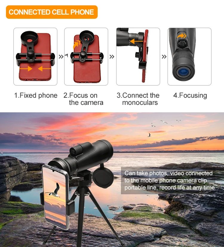 Long Distance Best Kid Mobile Phone Monocular 10-30x50 product detail 7