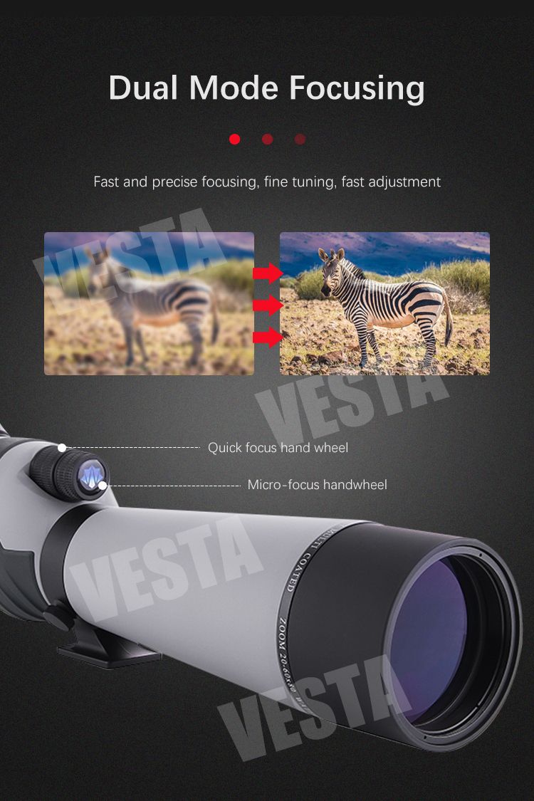 LW5002 Outdoor Spotting Scope 20-60x80 Telescope for Bird product detail 6