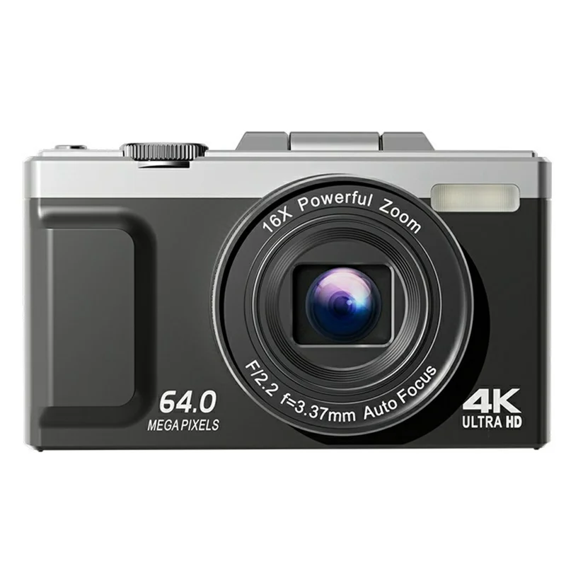m25-3-0-inch-flip-screen-4k-64mp-portable-digital-camera-hd-video-recording-ccd-with-32gb-card-card-reader-for-travel-and-everyday-photography-main Digital Camera main product image