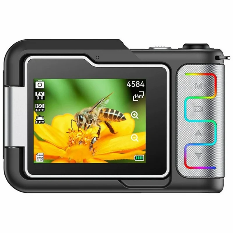 m30-4k-dual-lens-time-lapse-digital-camera-self-portrait-vlog-video-mini-camera-without-memory-card-black-for-travel-and-everyday-photography-main Digital Camera main product image