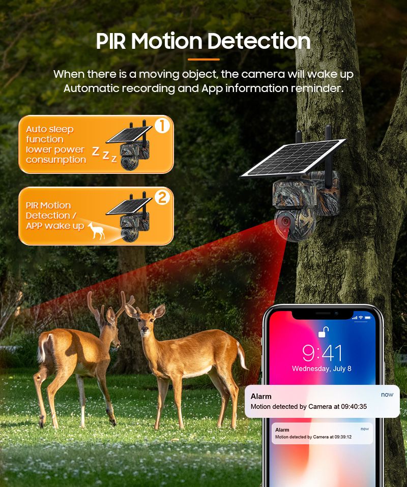 Maple Camouflage 4G Solar Wildlife Trail Cam IP66 MinMax Outdoors product detail image 6