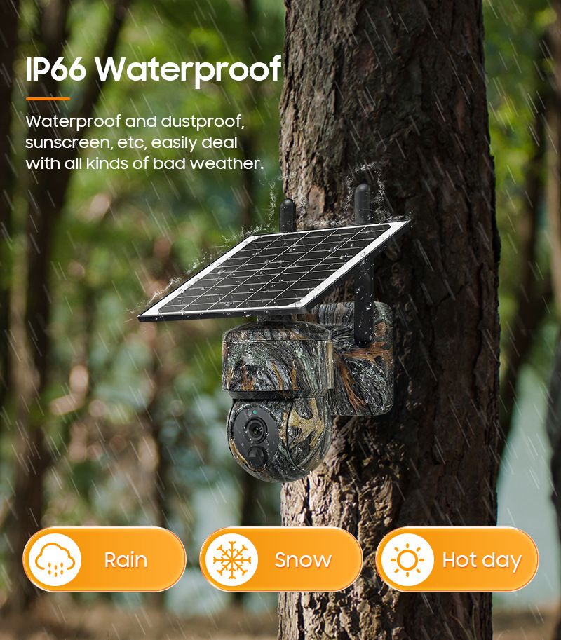 Maple Camouflage 4G Solar Wildlife Trail Cam IP66 MinMax Outdoors product detail image 9
