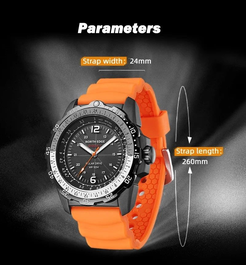 Men's Digital Watches Waterproof 50M Male Clock Sport product detail 12