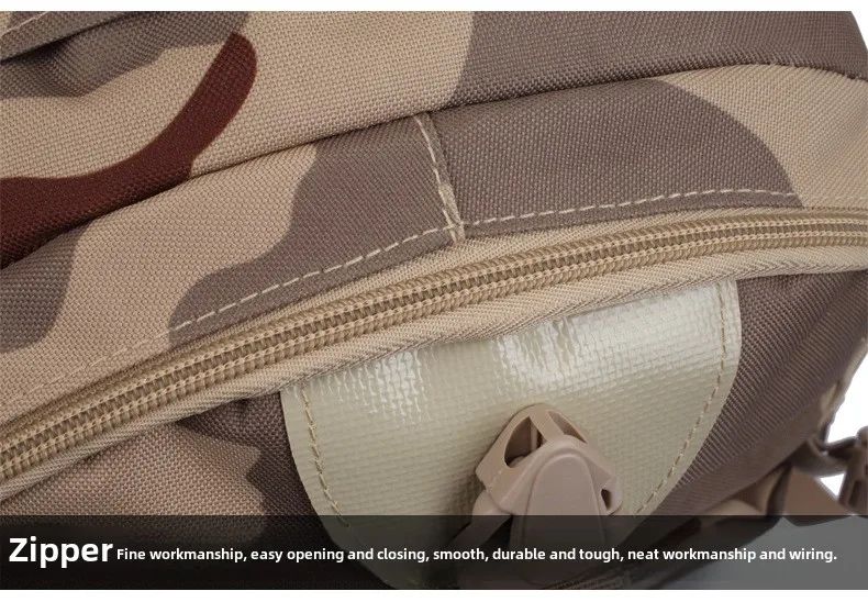 Men's Tactical Backpack with Camouflage Design for product detail 9