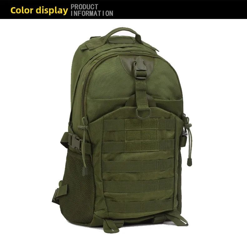 Men's Tactical Backpack with Camouflage Design for product detail 16