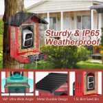 Metal Bird Feeder with Camera Solar Panel 32GB gallery 01
