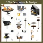 Metal Bird Feeder with Camera Solar Panel 32GB gallery 05