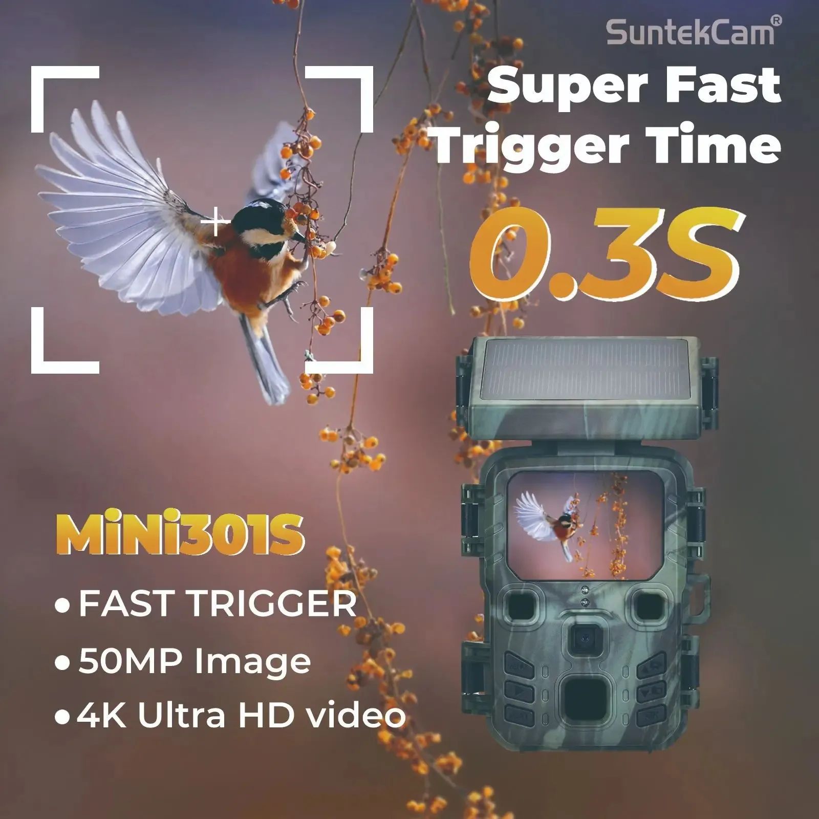 Mini301S 4K 50MP Waterproof Hunting Trail Camera 850nm MinMax Outdoors product detail image 7
