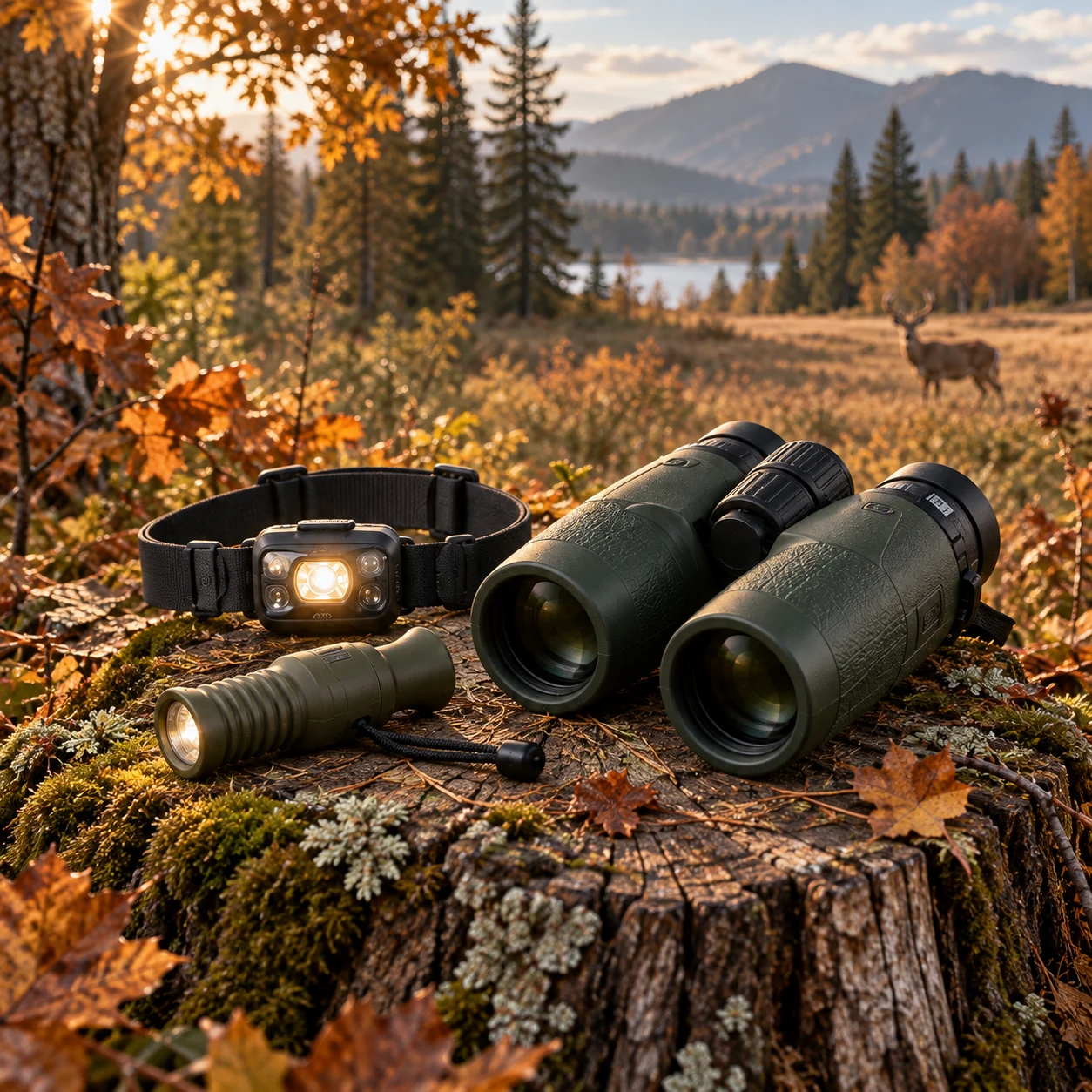 Hunting & Field Gear in a natural outdoor setting