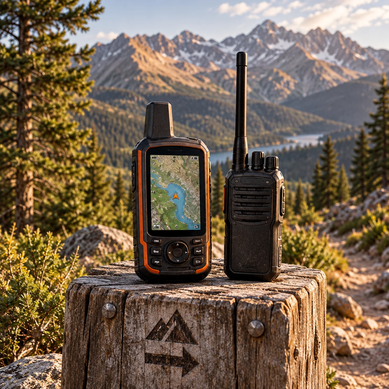 Outdoor Electronics in a natural outdoor setting