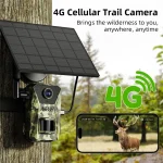 MinMax Outdoors hd solar 4g trail camera with night vision product gallery image