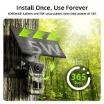 MinMax Outdoors hd solar 4g trail camera with night vision product gallery image