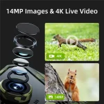 MinMax Outdoors hd solar 4g trail camera with night vision product gallery image
