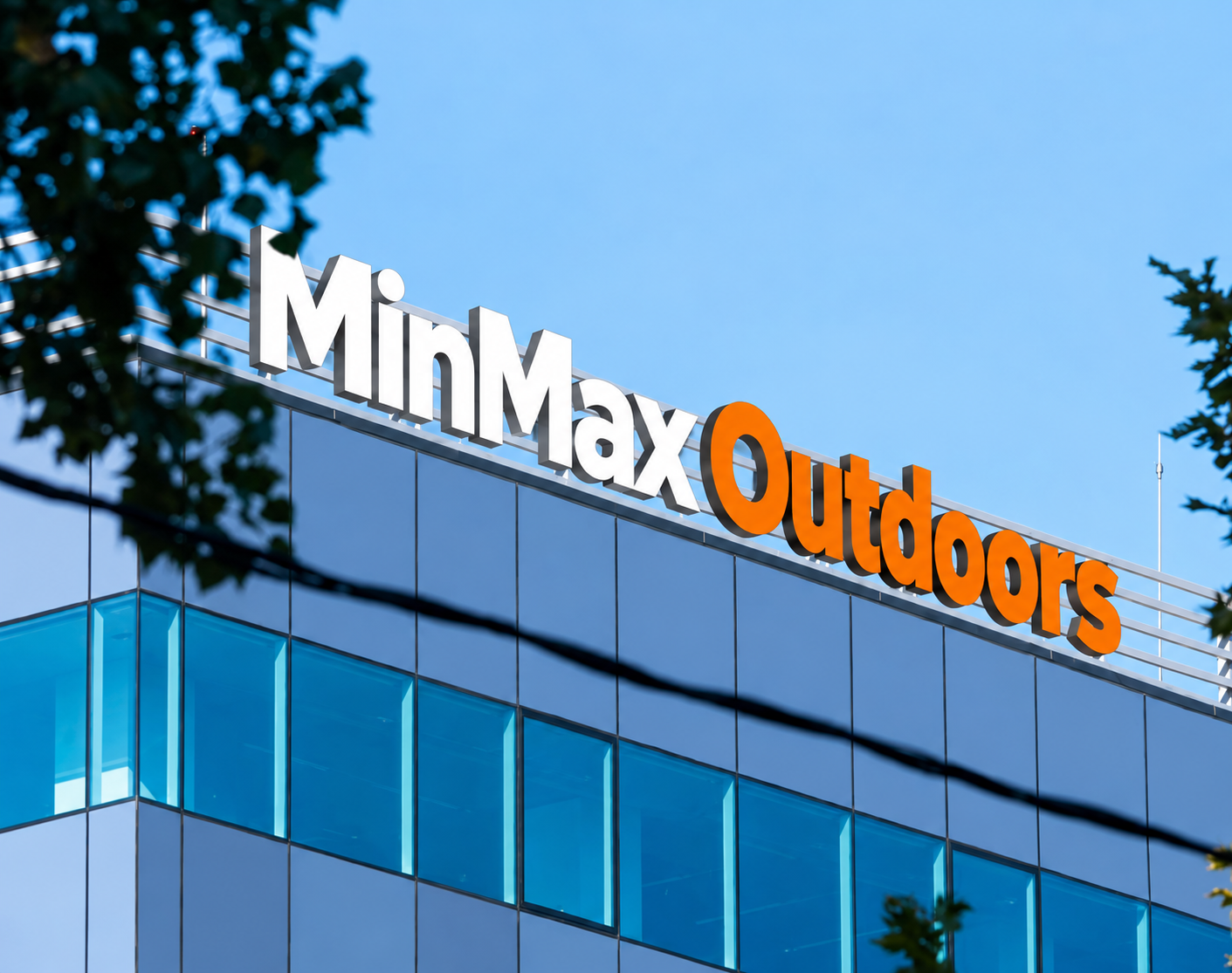 MinMax Outdoors building with updated brand sign