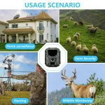 MinMax Outdoors 8k solar wifi trail camera with night vision product gallery image