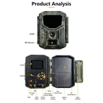 MinMax Outdoors 8k solar wifi trail camera with night vision product gallery image