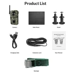 MinMax Outdoors 3mp solar 4g trail camera with night vision product gallery image