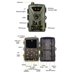 MinMax Outdoors 60mp 4g trail camera with night vision product gallery image