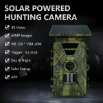 MinMax Outdoors 8k solar wifi trail camera with night vision product gallery image