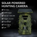 MinMax Outdoors 8k solar wifi trail camera with night vision product gallery image