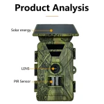 MinMax Outdoors 8k solar wifi trail camera with night vision product gallery image