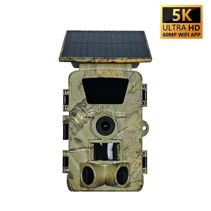 MinMax Outdoors 5k solar wifi trail camera with night vision detail image 1