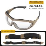Motorcycle Tactical Outdoor Goggles with Fixed Straps gallery 04