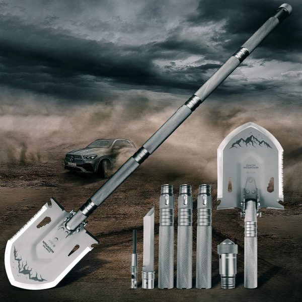 MT-20 Industrial 12-in-1 Tactical Shovel 3Cr13MoV Steel Head main