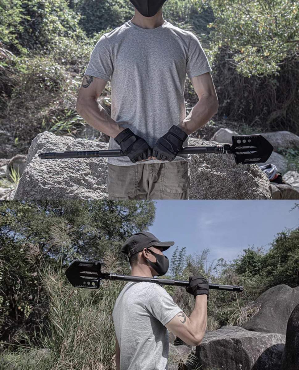 Multitool Folding Steel Survival Shovel Grade DIY Camping product detail 9
