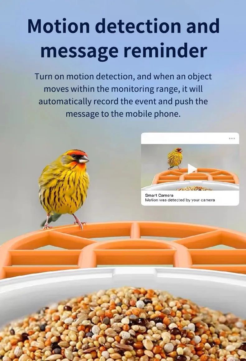 New AI Smart Bird Feeder Camera WiFi Camera product detail 2