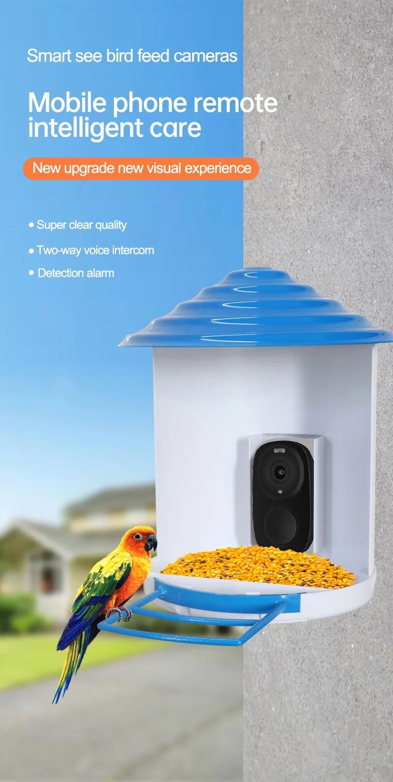 New AI Smart Bird Feeder Camera WiFi Camera product detail 6