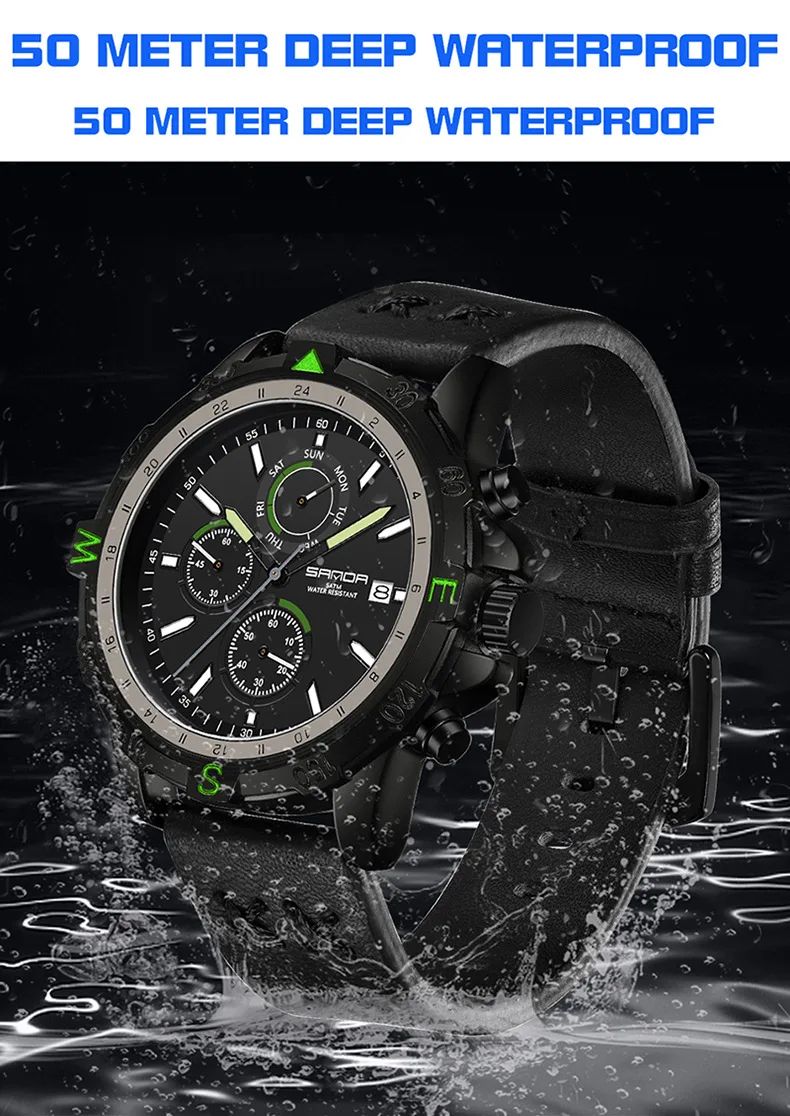 New Arrival Men's Outdoor Tactical Quartz Watch product detail 10
