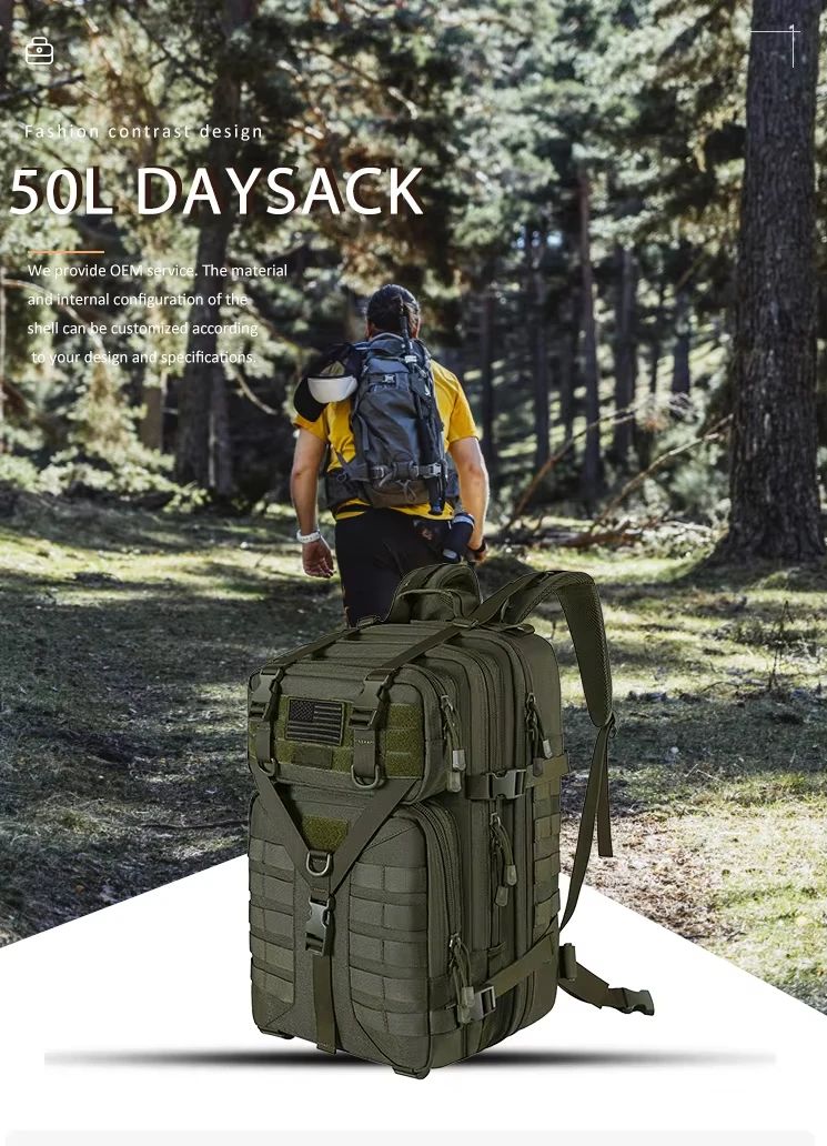 New Design 45L Outdoor Large Capacity Hiking Backpack product detail 4