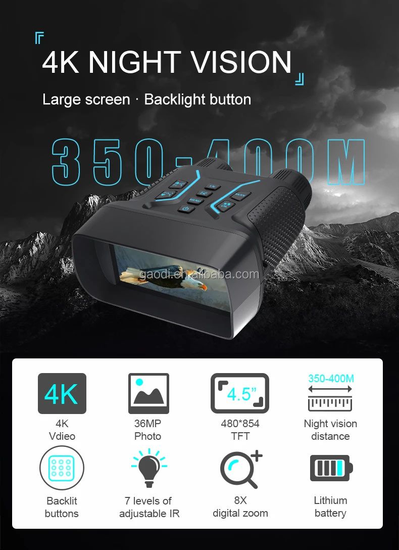 New Model 4K Day and Night Vision Goggles product detail 1