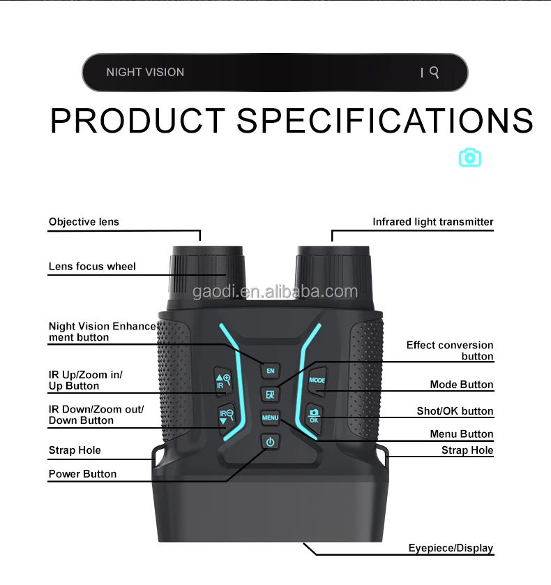 New Model 4K Day and Night Vision Goggles product detail 10