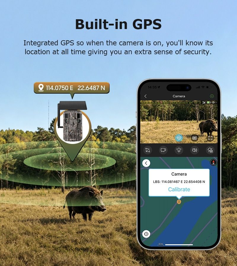 New Smart AI 4G Dual-Lens Solar-Powered GPS Hunting MinMax Outdoors product detail image 10