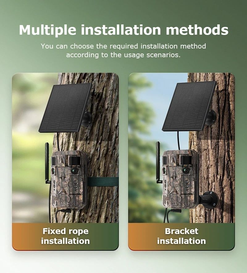 New Smart AI 4G Dual-Lens Solar-Powered GPS Hunting MinMax Outdoors product detail image 14