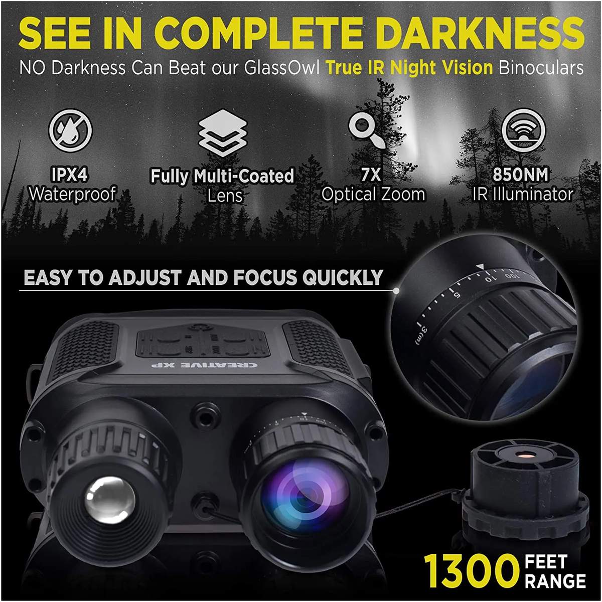 Night Vision Binoculars Digital Infrared Night Vision product detail 1