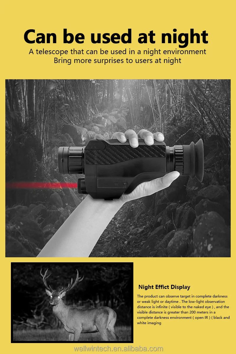 Night Vision Monocular 4X Optical Zoom Monocular Infrared product detail 2
