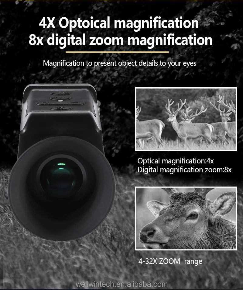 Night Vision Monocular 4X Optical Zoom Monocular Infrared product detail 6