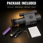 Night Vision Monocular Device 50mm Lens 200-400M Range gallery 07