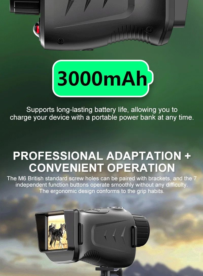 NV308 Handheld Mini Night Vision Monocular 18X Zoom product detail 9