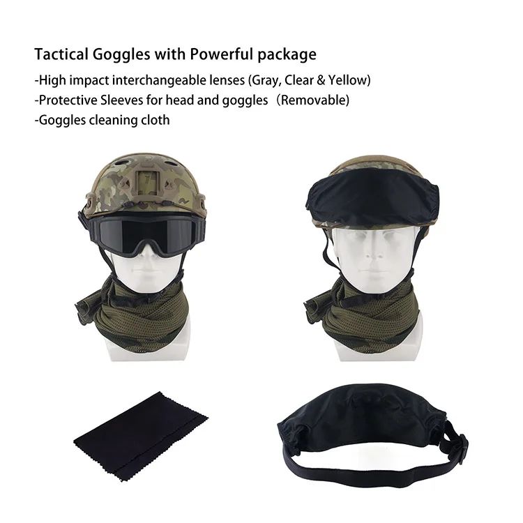 Optics Hunting Glasses Tactical Wind Dust protection Outdoor product detail 3