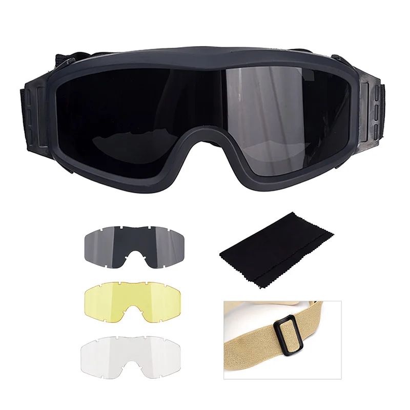 Optics Hunting Glasses Tactical Wind Dust protection Outdoor product detail 6